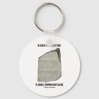 In Search Of Rosetta Stone Address Communication Keychain