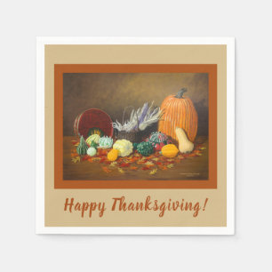 "In Season" Thanksgiving Celebration Napkin