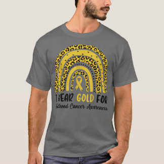 In September I Wear Gold For Childhood Cancer Awar T-Shirt