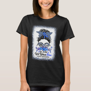 In September We Wear Blue Ataxia Awareness Messy B T-Shirt