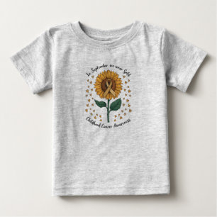 In September We Wear Gold Childhood Cancer Aware Baby T-Shirt