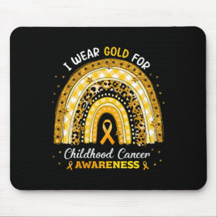In September We Wear Gold Childhood Cancer Awarene Mouse Pad