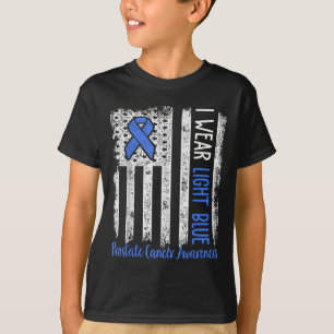 In September We Wear Light Blue Prostate Cancer Aw T-Shirt