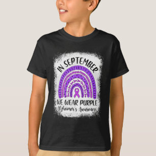 In September We Wear Purple Alzheimerheimer's Awar T-Shirt