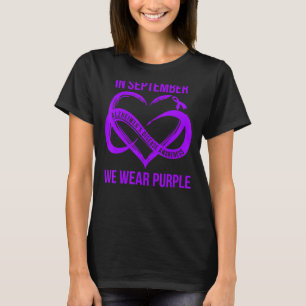 In September We Wear Purple Alzheimer's Disease Aw T-Shirt