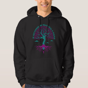 In September We Wear Teal And Purple Mental Health Hoodie