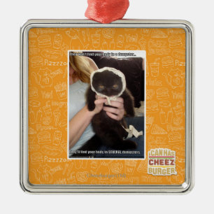 In Several Dumpsters Metal Ornament