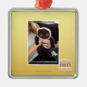 In Several Dumpsters Metal Ornament