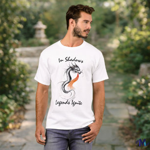 In Shadows, Legends Ignite - Mysterious Dragon T-Shirt