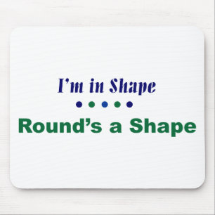 In shape mouse pad