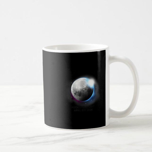 In Shirt Twice Lifetime Solar Eclipse Coffee Mug (Right)