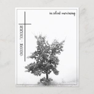 In silent mourning - tree on meadow 2.0