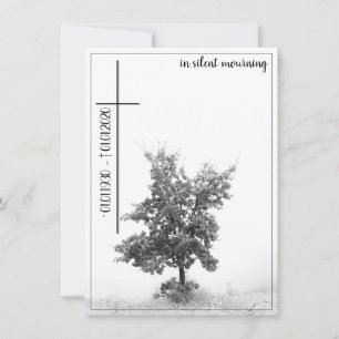 In silent mourning - tree on meadow 2.0