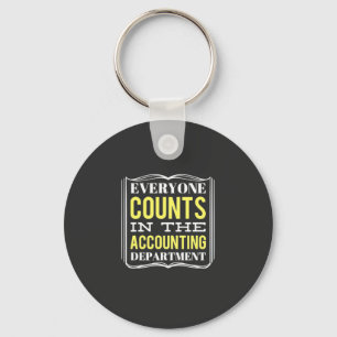 In The Accounting Department Keychain