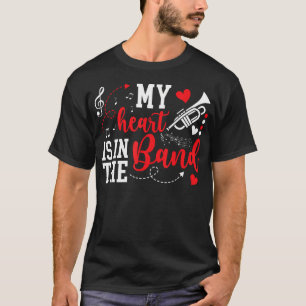 In The Band Trumpet Mom Of A Trumpet Player Mom Tr T-Shirt