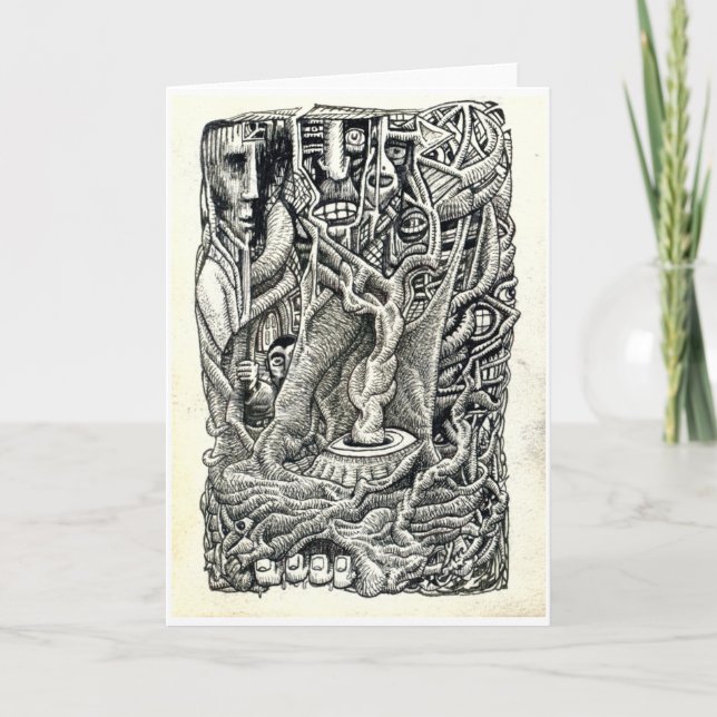 In the Basement Card (Front)