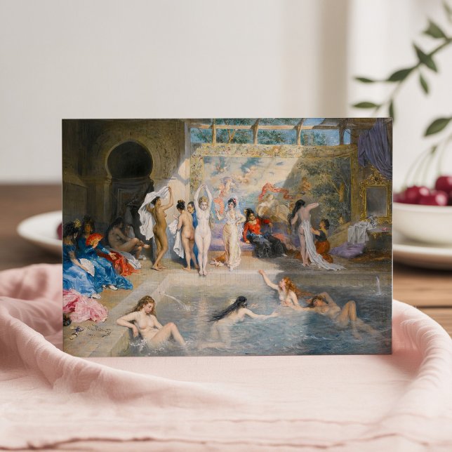 In the Baths | A. L. Prévost Card (Creator Uploaded)