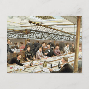 In the Bay, Dinner Time - A Western Ocean Swell, f Postcard