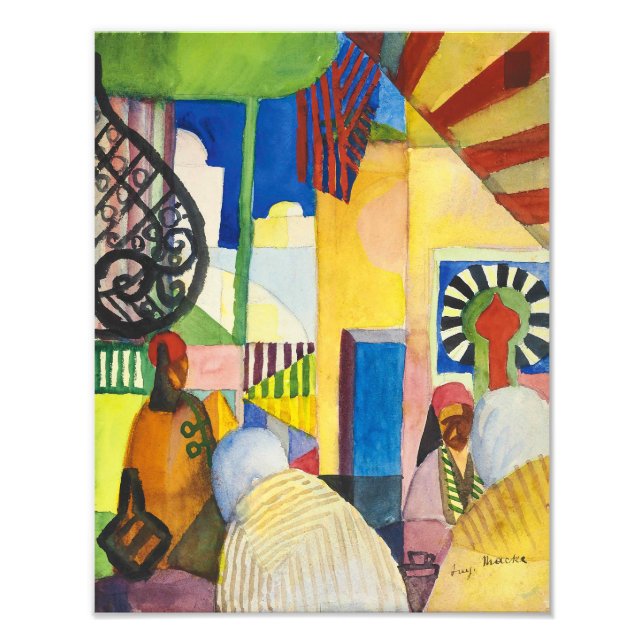 In the Bazaar | Auguste Macke | Photo Print (Front)