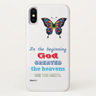 In the Beginning God Created Case-Mate iPhone Case