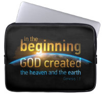 In The Beginning GOD Created Christian Faith Verse