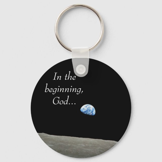 In the beginning... keychain (Front)