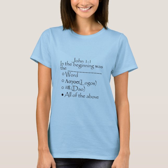 In the beginning T-Shirt (Front)
