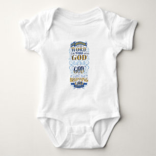 In the Beginning Was the Word Baby Bodysuit