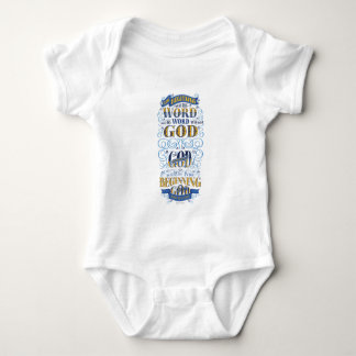In the Beginning Was the Word Baby Bodysuit