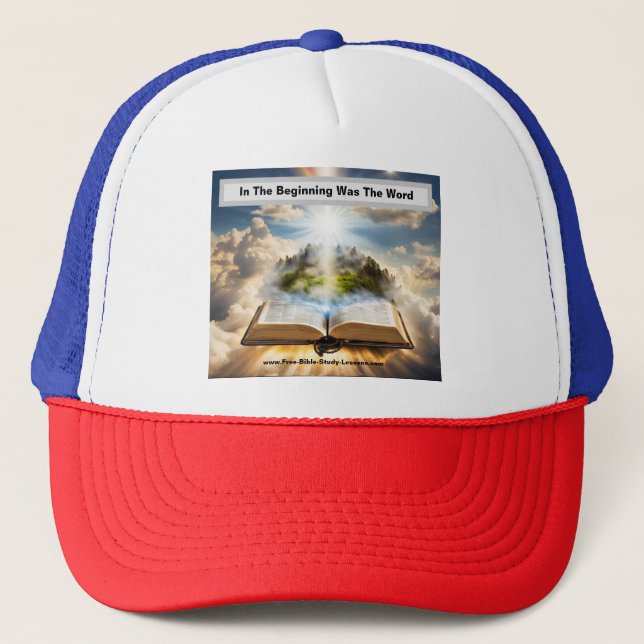In The Beginning Was The Word Ball Cap (Front)