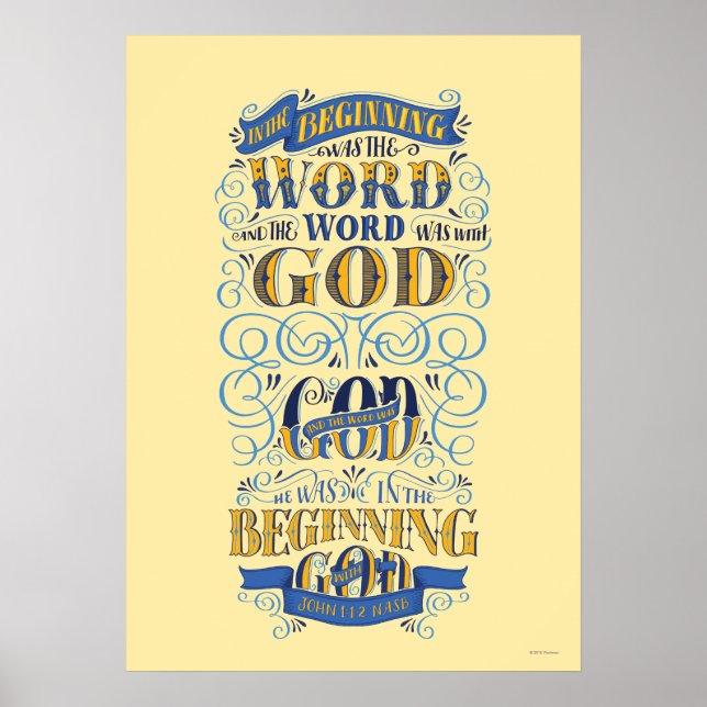 In the Beginning Was the Word Poster (Front)