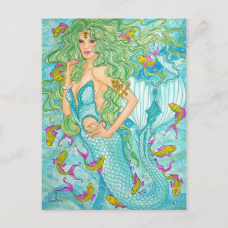 In the Blue  by Diana S Martin Postcard