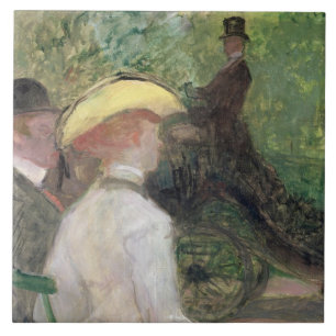 In the Bois de Boulogne, 1901 (oil on canvas) Tile