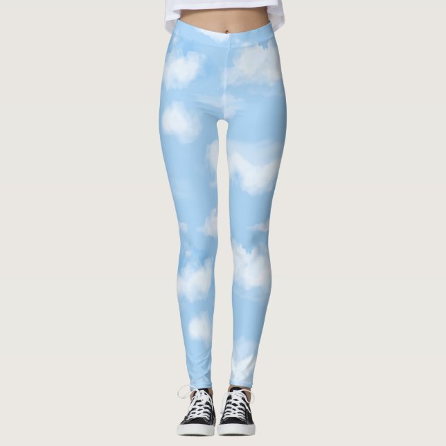 In the clouds  leggings (Front)