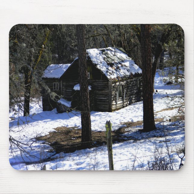 In the cold Winter.... Mouse Pad (Front)