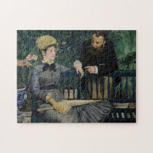 In the Conservatory Édouard Manet Jigsaw Puzzle