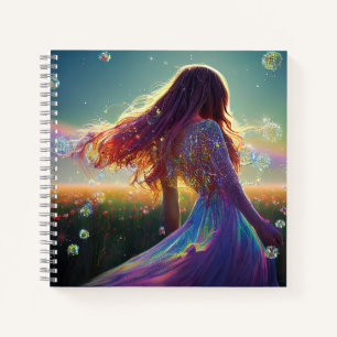 In the Crystal Fields Under the Starry Skies Notebook