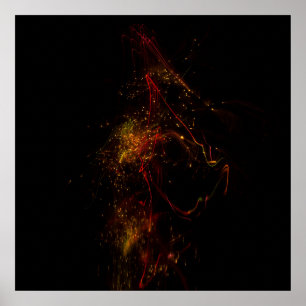 In The Dark 24" x 24", Value Poster Paper (Matte)