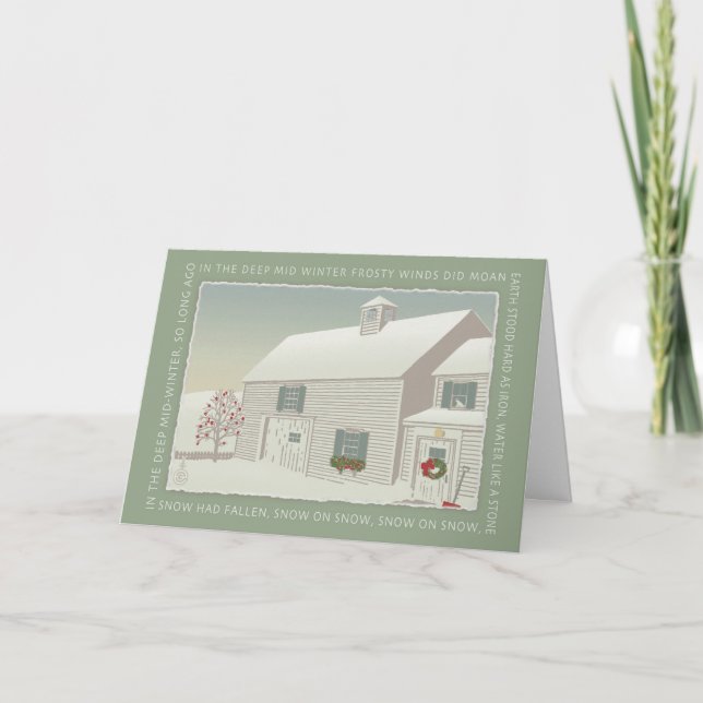 In the Deep Mid Winter Holiday Card (Front)