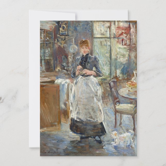 In the Dining Room | Berthe Morisot (Front)