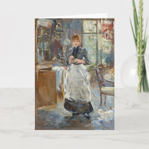 In the Dining Room   Berthe Morisot Card