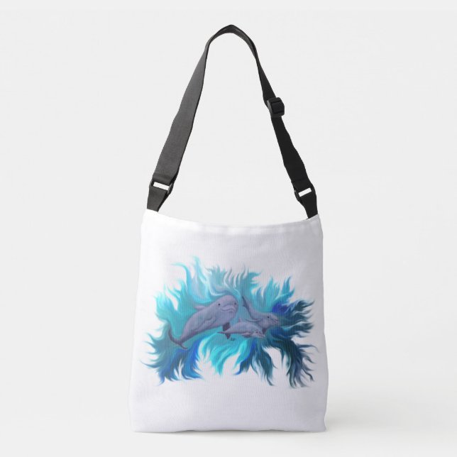 In the Dolphin School Crossbody Bag (Front)