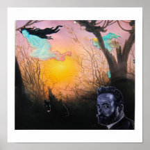 In the Early Evening: Frightening Things- Collage 