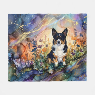 In the Evening Fleece Blanket