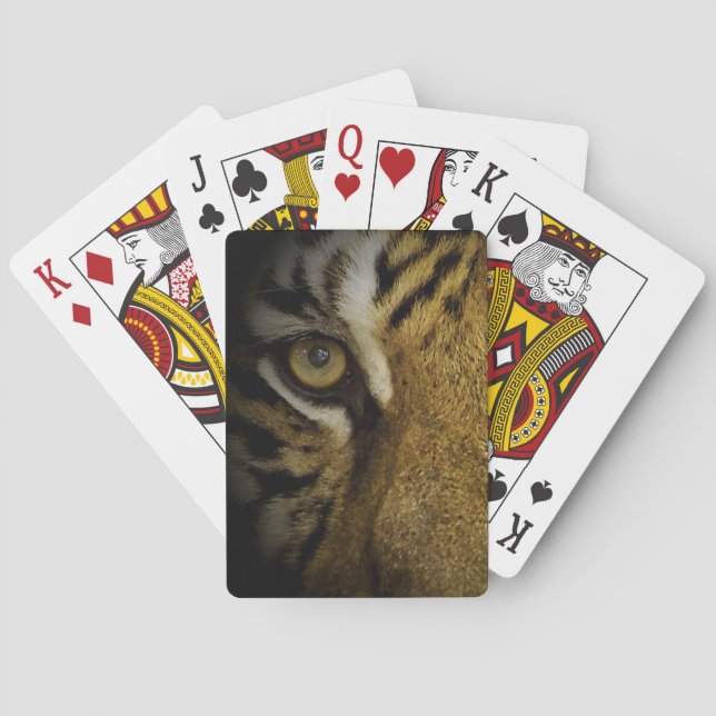 In the Eye of a Tiger Playing Cards (Back)