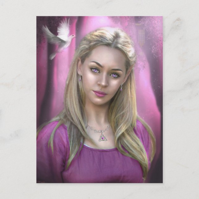 In the Eyes of Love Postcard (Front)