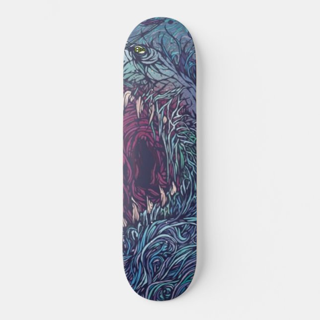 in the eyes of the shark skateboard (Front)
