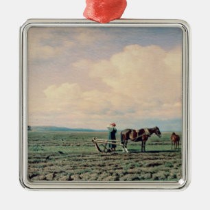 In the Field, 1872 Metal Ornament