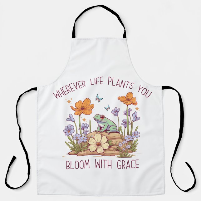In the field of Roses be a wildflower Apron (Front)