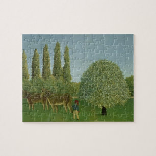 In the Fields, 1910 Jigsaw Puzzle